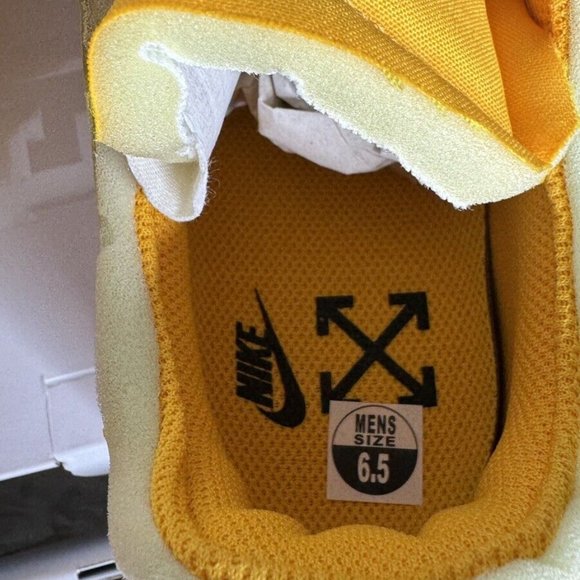 BRAND NEW Off-White UNIVERSITTY GOLD Nike AF1  8w (6.5m) - Picture 2 of 9